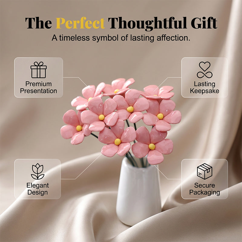 🏺🌸 Everlasting Ceramic Floral Decoration – 50% RABATT! Blütenpracht aus Keramik – ewig schön, nie verwelkt. 🔥✨
