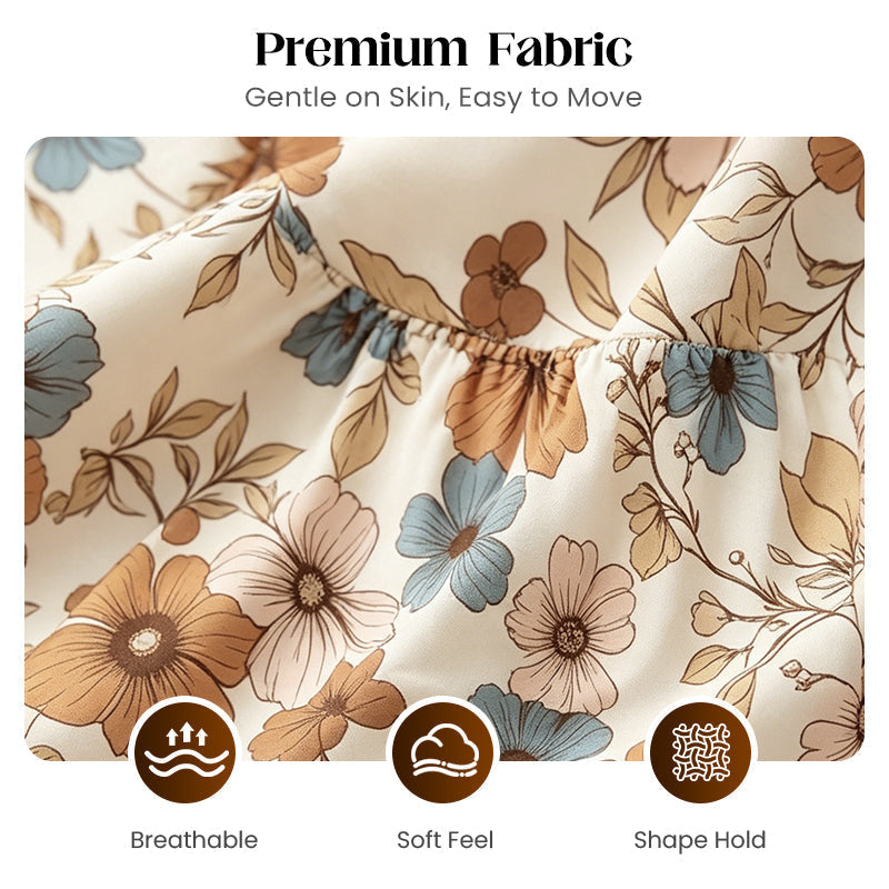 👗 NUR FÜR BEGRENZTE ZEIT: 40 % RABATT! ✨ Damen-Maxikleid mit Rundhalsausschnitt – elegant, fließend, zeitlos 🌸
