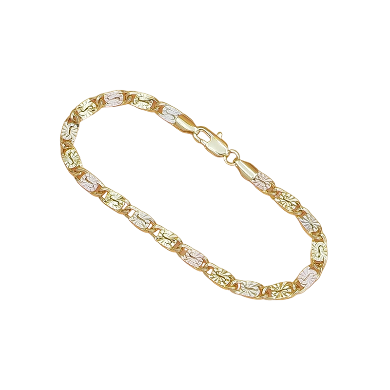 Unisex Dreifarben-Gliederarmband