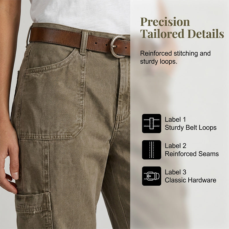 👖 Lässige Cargo-Caprihosen für Damen – bequeme 3/4-Hosen mit vielen Taschen, perfekt für Alltag, Reisen & Sommer ☀️