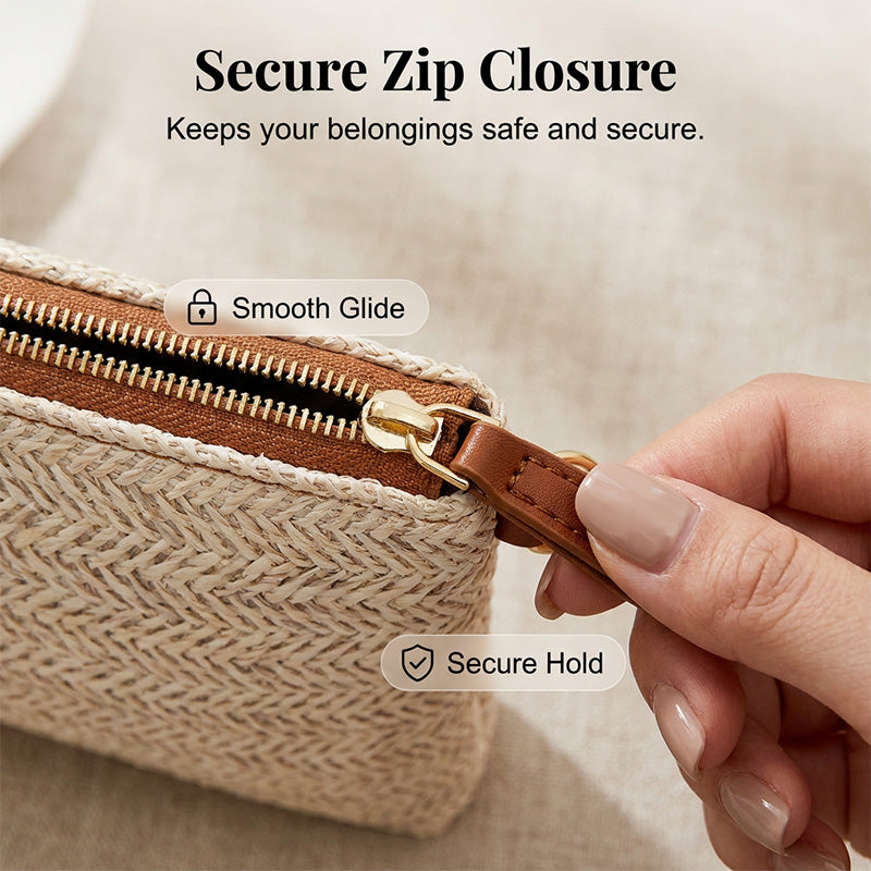 👜 Moderne Stroh- & Basttasche 2026 – schlichte Handtasche als Shopper & Clutch, ideal für Sommer, Strand & Urlaub ☀️