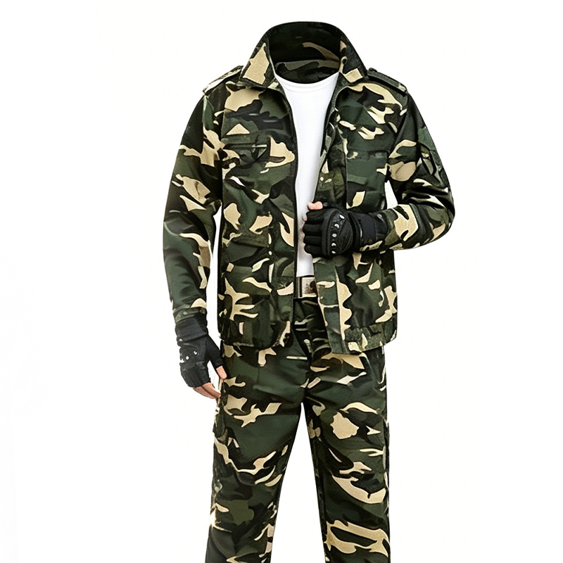 🧥👖 50% RABATT! Robustes Camouflage-Set aus Jacke und Hose für Herren – Strapazierfähig, bequem & perfekt für Outdoor, Jagd & Freizeit 🌲