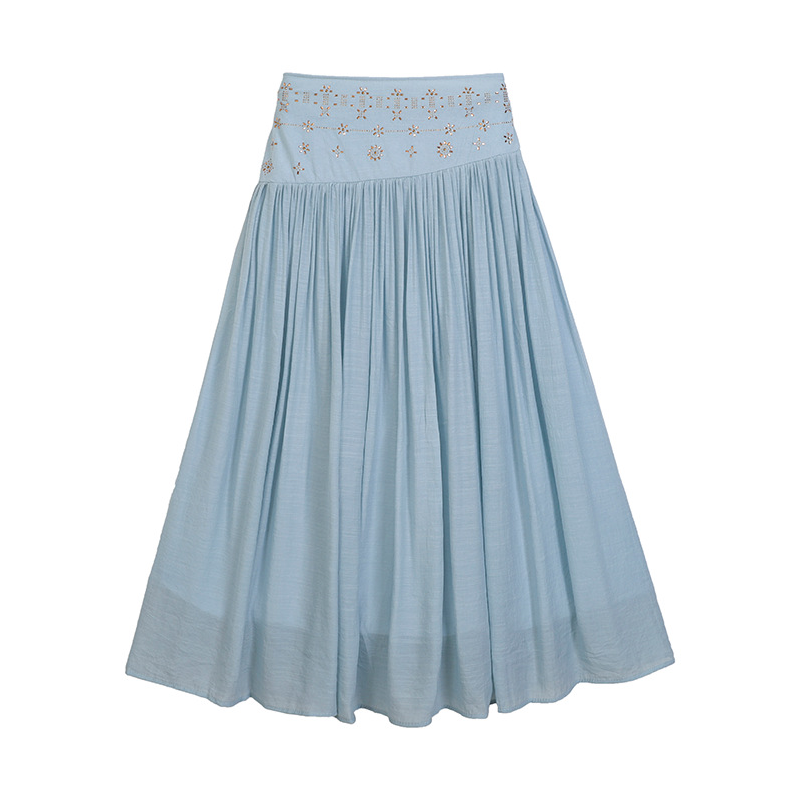 👗 50% RABATT! 👖 Damen-A-Linien-Rock mit hohem Bund – Figurumschmeichelnd & vielseitig – Leichter, fließender Stoff – perfekt für Büro, Freizeit oder besondere Anlässe – kombiniert mit Bluse oder Top 🌸