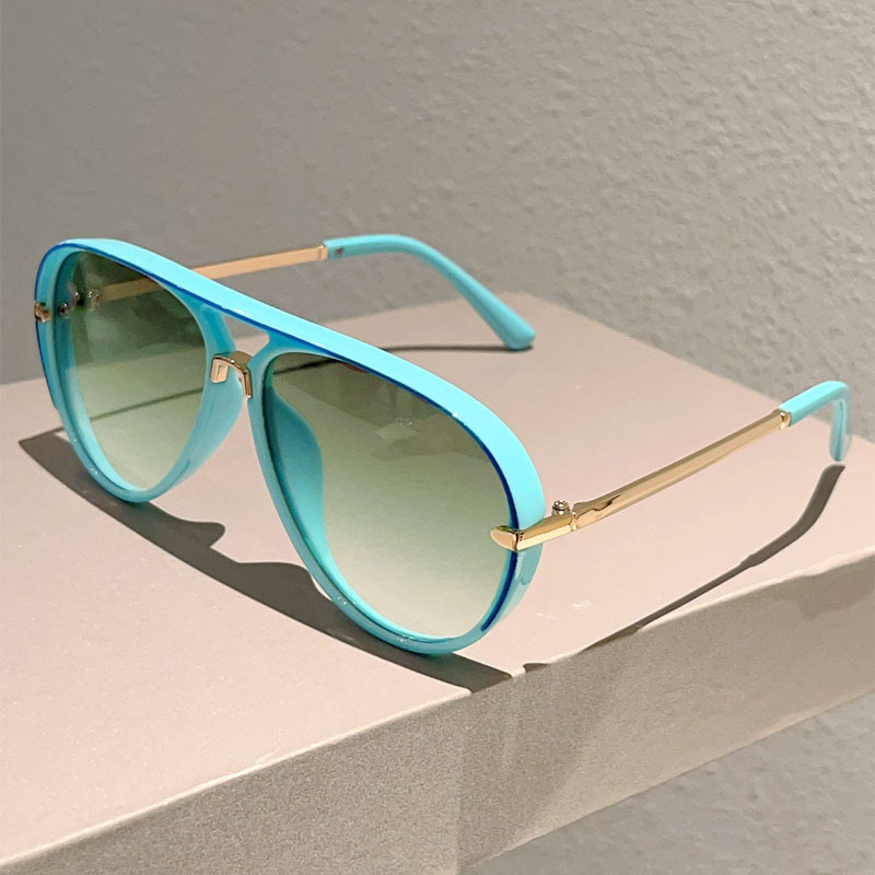 Women's Retro Double-Bridge Sunglasses