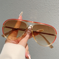 Women's Retro Double-Bridge Sunglasses