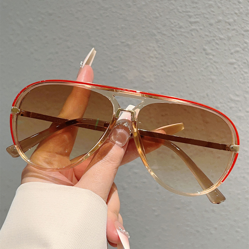Women's Retro Double-Bridge Sunglasses