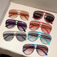 Women's Retro Double-Bridge Sunglasses