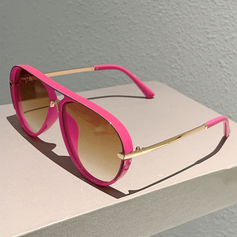 Women's Retro Double-Bridge Sunglasses