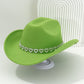 Damen Strass-Herz Cowboyhut Eleganter Französischer Jazz Fedora