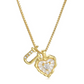 💎 LIMITED-TIME 50% OFF! 💥 Heart Shaped Letters Micro Pave Chain Necklace – Initial Pendant, Titanium Steel, Adjustable ✨
