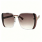 Rimless Oversized Square Sunglasses