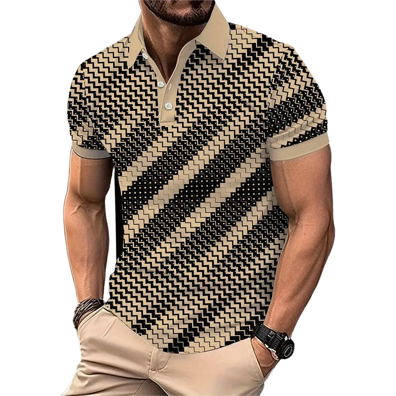 👔 Herren-Poloshirt im Old-Money-Stil – klassischer Knopfkragen, hochwertige Baumwolle, zeitlos elegant für Alltag & Sommer ☀️
