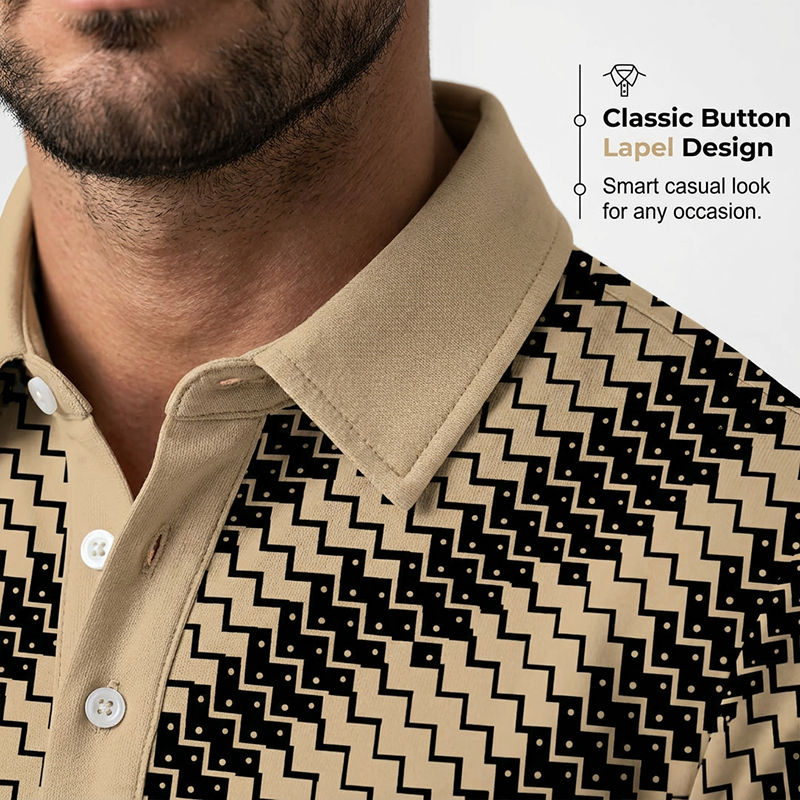 👔 Herren-Poloshirt im Old-Money-Stil – klassischer Knopfkragen, hochwertige Baumwolle, zeitlos elegant für Alltag & Sommer ☀️