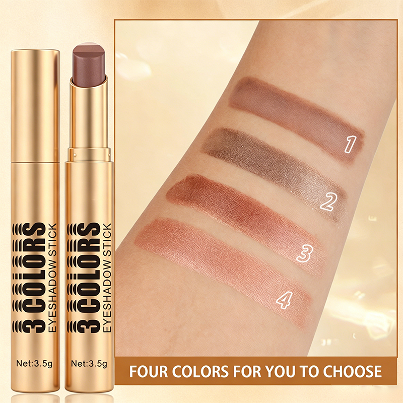 💄🎨 3-in-1 Farbverlauf Lidschattenstift Einfaches Make-up