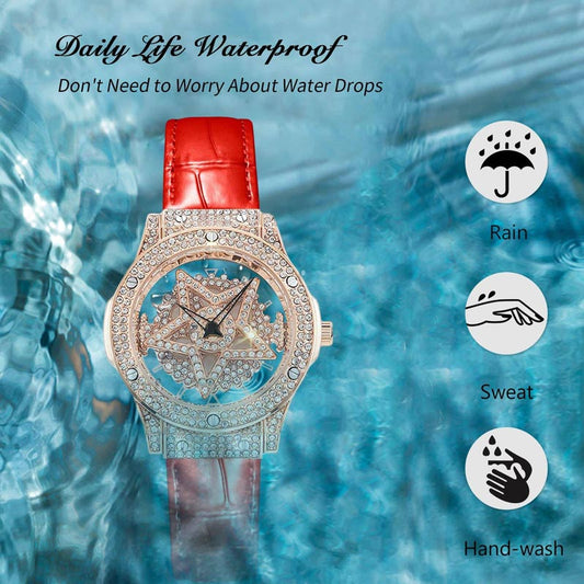 ⌚ ✨ Modische Damenuhr mit Rhinestone-Zifferblatt – Eleganter Stil, funkelnder Look & zeitloses Accessoire 🌟