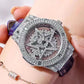 ⌚ ✨ Modische Damenuhr mit Rhinestone-Zifferblatt – Eleganter Stil, funkelnder Look & zeitloses Accessoire 🌟