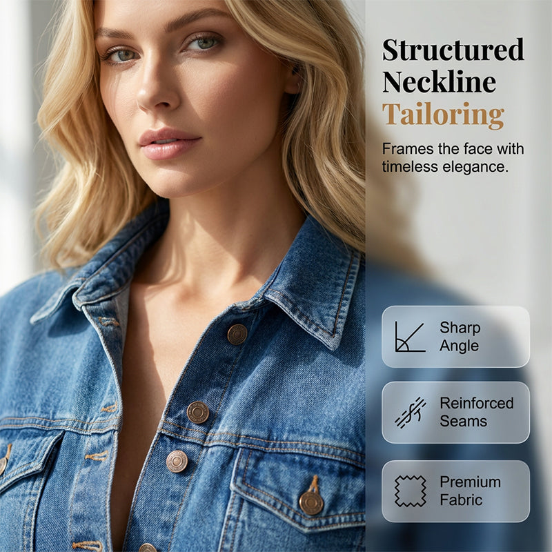 👗 70% RABATT JETZT! 🌸 Damen schickes Knopfdetail Denim-Set – Leichter Denim & lässige Passform – Perfekt für Sommer, Strand oder entspannte Tage – stilvoller 2-teiliger Look ✨