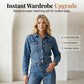 👗 70% RABATT JETZT! 🌸 Damen schickes Knopfdetail Denim-Set – Leichter Denim & lässige Passform – Perfekt für Sommer, Strand oder entspannte Tage – stilvoller 2-teiliger Look ✨