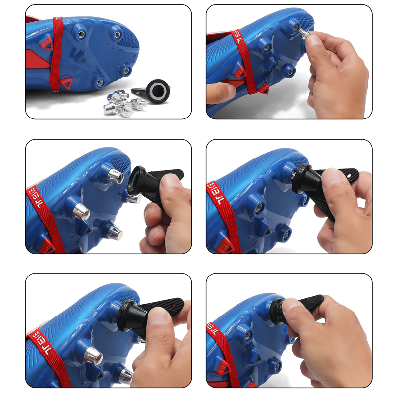 📢⚽ BLITZANGEBOT 50% RABATT! Fußballschuh-Stollen aus Aluminiumlegierung – Hohe Härte, 3 Größen (11/13/15mm), Standardgewinde, Ideal für nassen & schlammigen Rasen 🥅