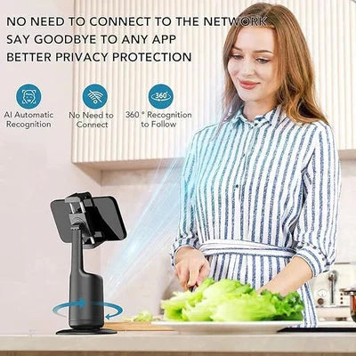 Weihnachtsgeschenk 360° Rotation Smart Auto Face Object Tracking Halterung