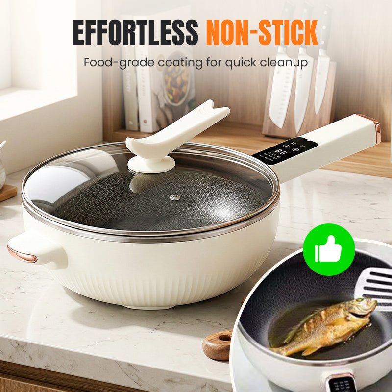 🍲🔥 50% RABATT! Multifunktionaler elektrischer Kochtopf – Kochen, Dämpfen, Schmoren & Warmhalten – Perfekt für Single-Haushalt, Büro & Reisen ✨