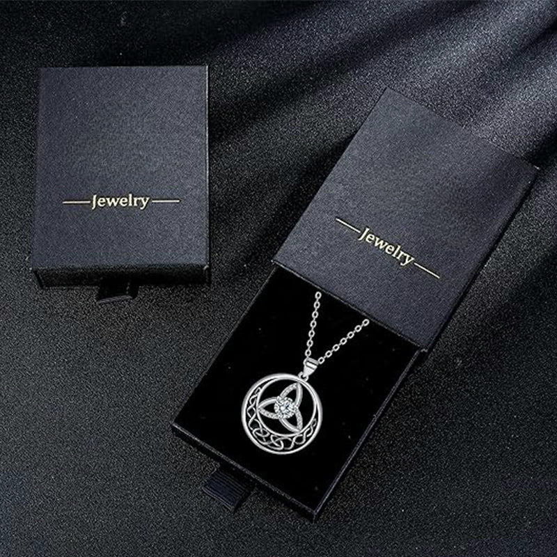 💎 JETZT 50 % RABATT! 🌸 Vintage-Halskette mit keltischem Knoten für Damen