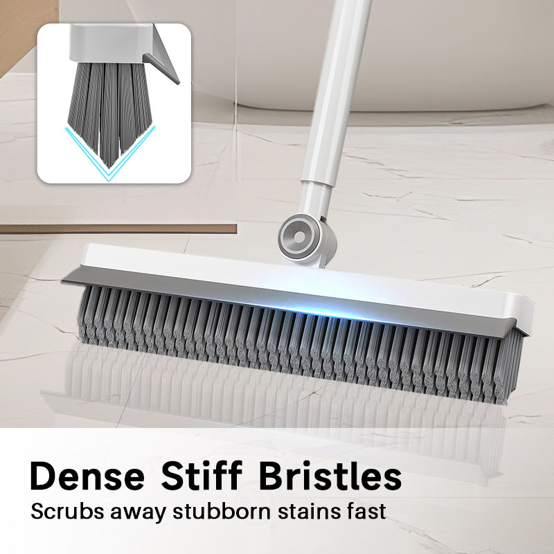 🧹 Bodenbürste mit langem Stiel für Bad & Fliesen – robuste Hartborsten für Fugen, Ecken & Wände, ideal für gründliche Nassreinigung 🚿🧽