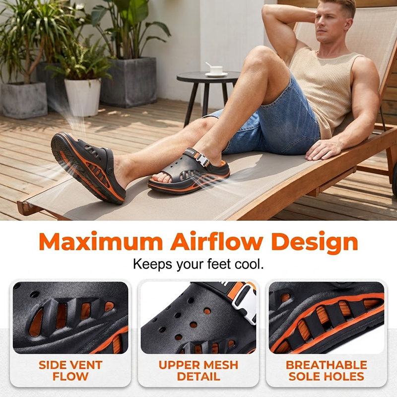 👡 💨 Herren Sandalen mit dicker Sohle & atmungsaktivem Design – Bequem, robust & ideal für warme Tage ☀️ ✨