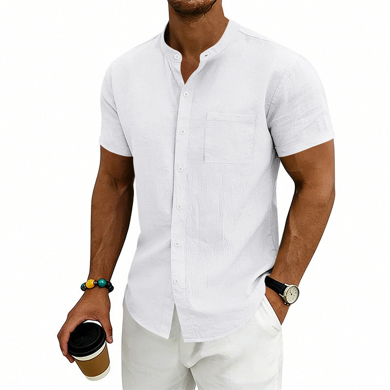 👕☀️ MID-SEASON SALE: −50% NUR FÜR KURZE ZEIT! Herren-Kurzarmhemd in lockerer Passform – Einfarbig, atmungsaktiv & vielseitig für Alltag, Arbeit & Freizeit ✨