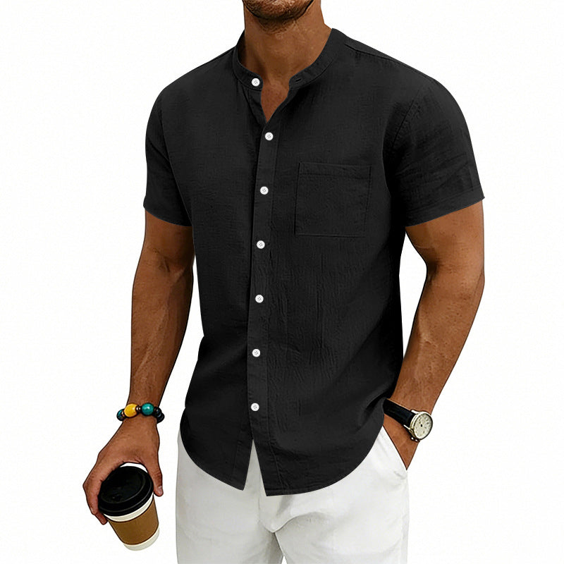 👕☀️ MID-SEASON SALE: −50% NUR FÜR KURZE ZEIT! Herren-Kurzarmhemd in lockerer Passform – Einfarbig, atmungsaktiv & vielseitig für Alltag, Arbeit & Freizeit ✨