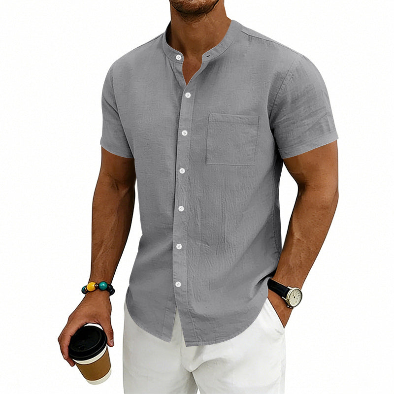 👕☀️ MID-SEASON SALE: −50% NUR FÜR KURZE ZEIT! Herren-Kurzarmhemd in lockerer Passform – Einfarbig, atmungsaktiv & vielseitig für Alltag, Arbeit & Freizeit ✨