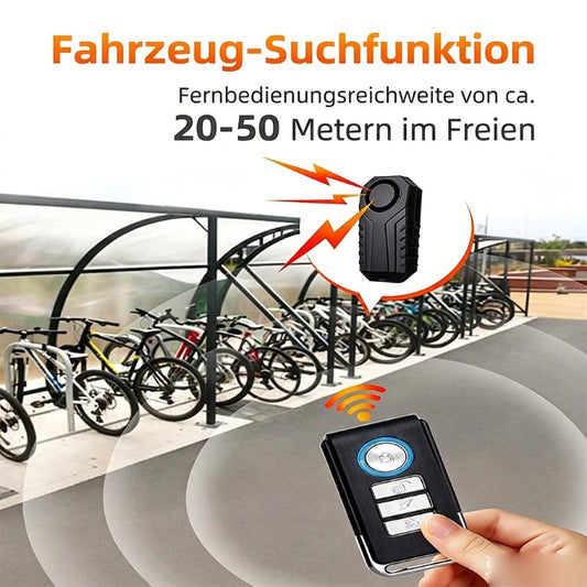 🚲🔔 50% RABATT! Kabelloser Fahrradalarm mit Fernbedienung – Lauter 110dB Alarm, Vibrationssensor & Anti-Diebstahl-Schutz ✨