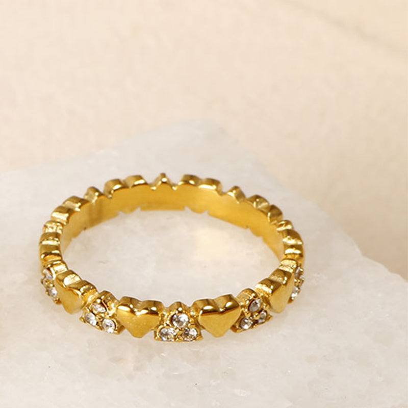 💍 50% RABATT! ⏰ Eleganter Herzring für Damen – Ewigkeitsring mit funkelndem Zirkonia – Zeitloses Design, perfekt als Liebesbeweis oder für den täglichen Glamour – ein Symbol der Zuneigung ❤️✨