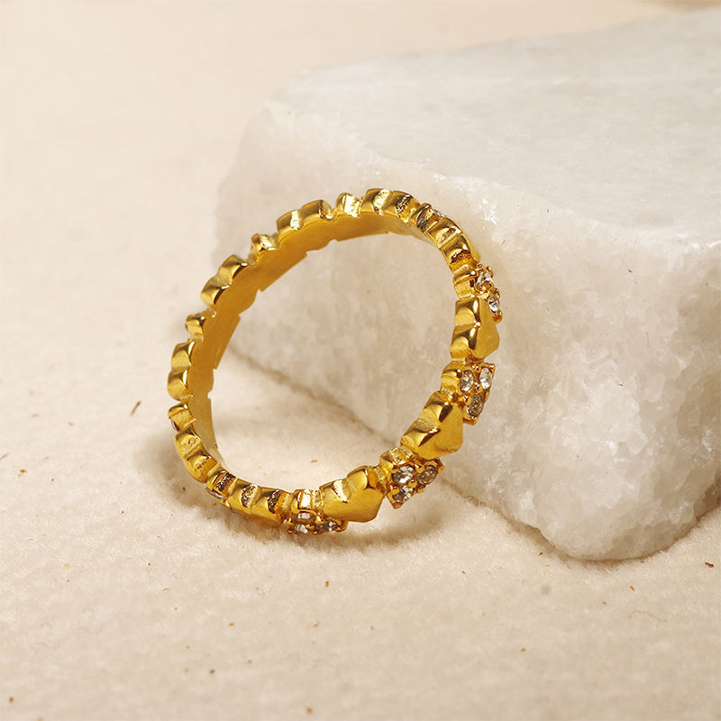 💍 50% RABATT! ⏰ Eleganter Herzring für Damen – Ewigkeitsring mit funkelndem Zirkonia – Zeitloses Design, perfekt als Liebesbeweis oder für den täglichen Glamour – ein Symbol der Zuneigung ❤️✨