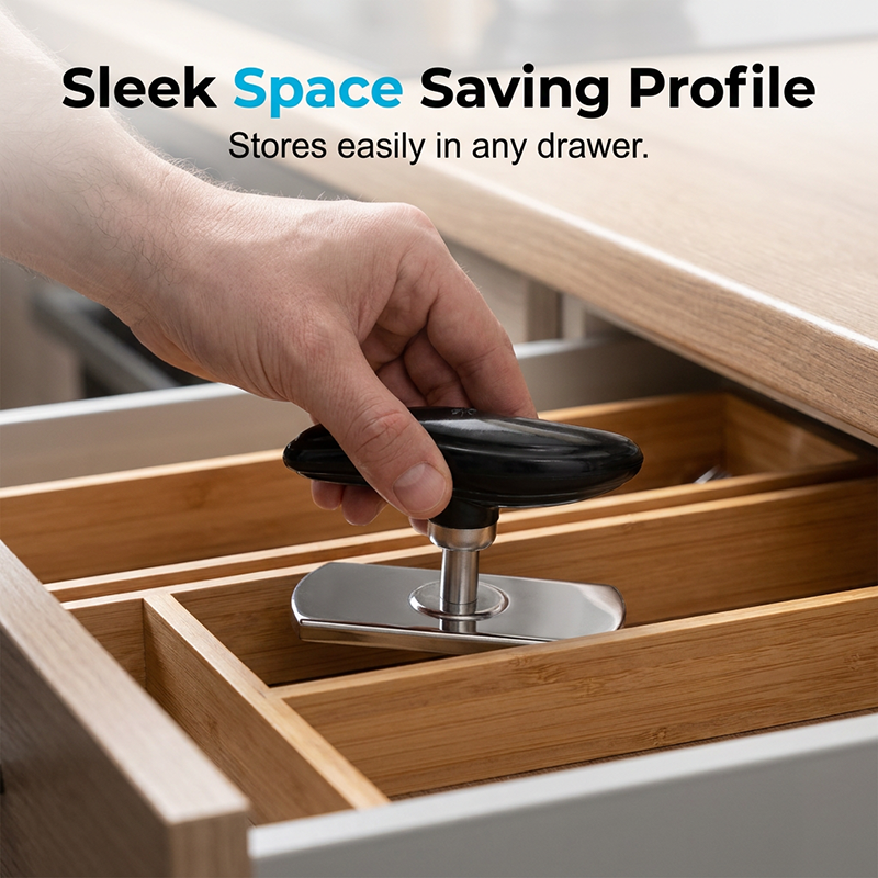 🍷🔧 50% RABATT! Unterbauschrank-Gläser- & Flaschenöffner – Platzsparend unter dem Schrank montiert, sofort griffbereit & stabil ✨