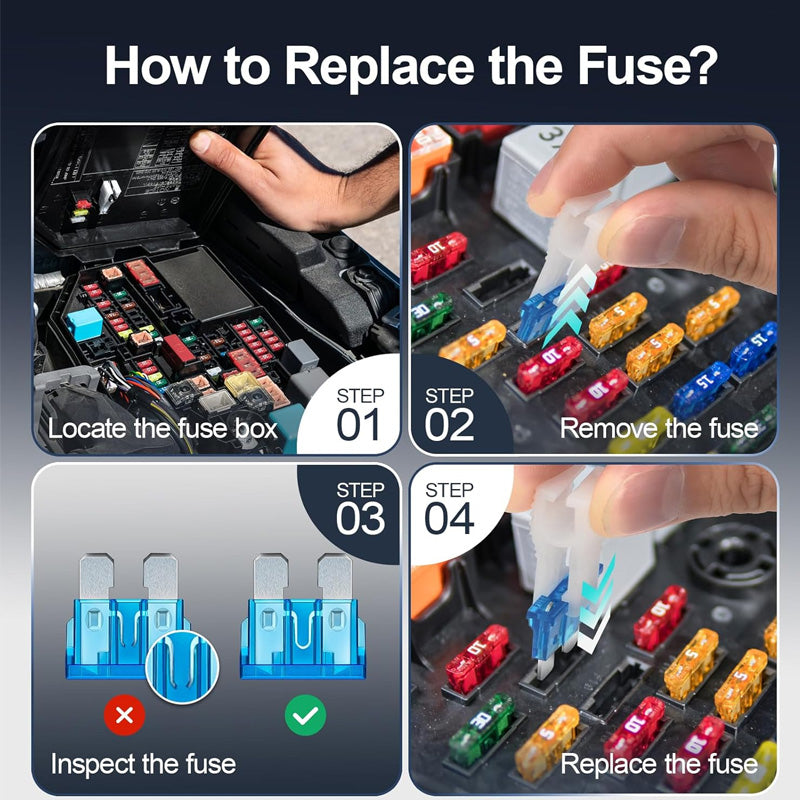 300-teiliges Auto-Sicherungs-Sortiment🔌🚗🧰