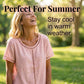Damen Lässiges Boho-Top mit Hohlausschnitt