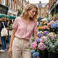 Damen Lässiges Boho-Top mit Hohlausschnitt