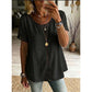 Damen Lässiges Boho-Top mit Hohlausschnitt