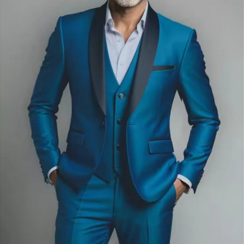 👔 Klassischer formeller 3-teiliger Herrenanzug – Sakko, Weste & Hose – Zeitlos elegant für Hochzeit, Business & festliche Anlässe ✨
