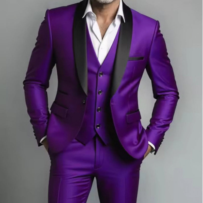 👔 Klassischer formeller 3-teiliger Herrenanzug – Sakko, Weste & Hose – Zeitlos elegant für Hochzeit, Business & festliche Anlässe ✨