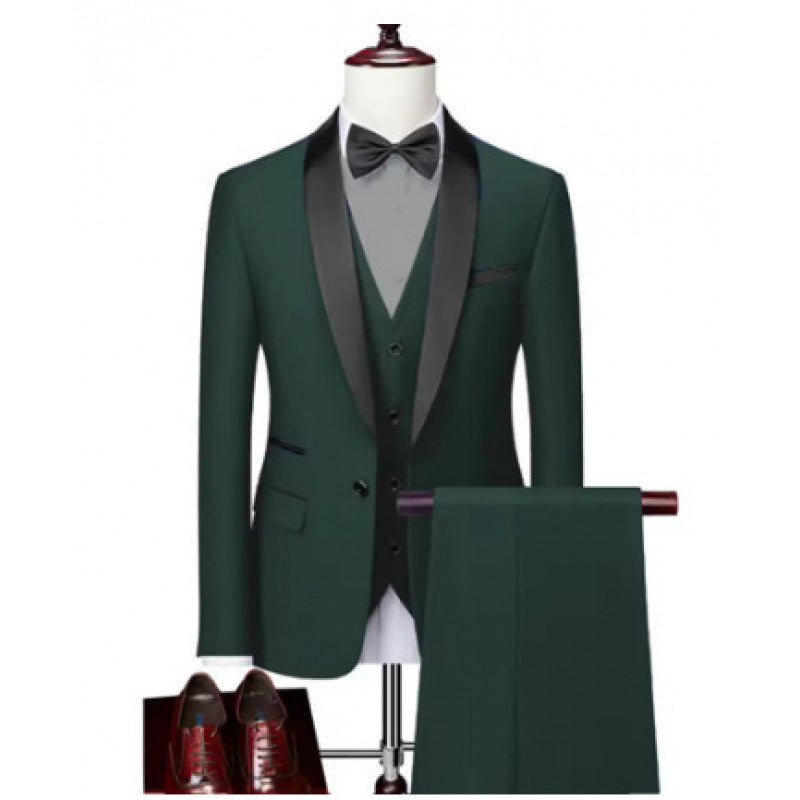 👔 Klassischer formeller 3-teiliger Herrenanzug – Sakko, Weste & Hose – Zeitlos elegant für Hochzeit, Business & festliche Anlässe ✨