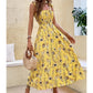 🌸Damen Elegantes Blumen-Trägerkleid für den Sommer – Mühelos sommerlicher Resort-Stil ✨