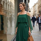 👗 Fließendes, ärmelloses Kleid mit einseitigem Ausschnitt – minimalistisches Design, weiter, weiterer Rock & edler Look, ideal für besondere Anlässe & den eleganten Alltag 🌙