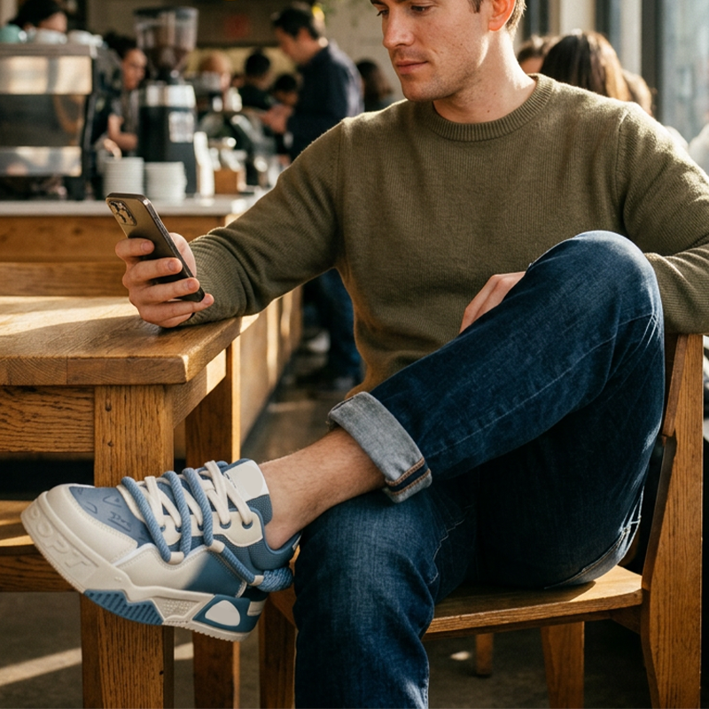 👟✨ 50% RABATT! Herren Klassische atmungsaktive Chunky Sneaker – Dicksohle, leicht & zeitloser Streetstyle ☁️