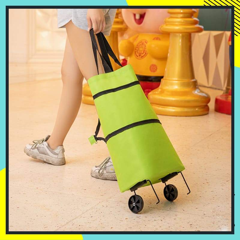 2-in-1 faltbarer Einkaufswagen