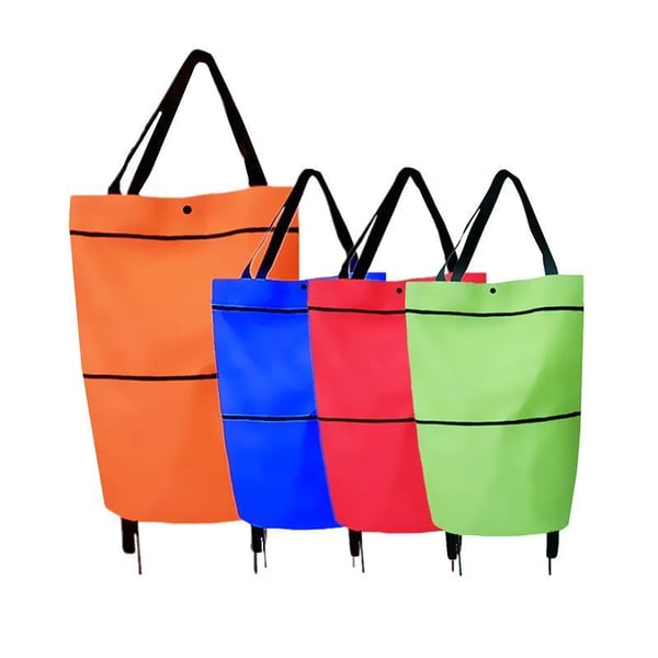 2-in-1 faltbarer Einkaufswagen