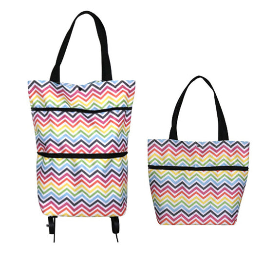 2-in-1 faltbarer Einkaufswagen