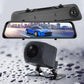 12-Zoll-4K-Dashcam mit HD-Nachtsichtfunktion für vorne und hinten🚗
