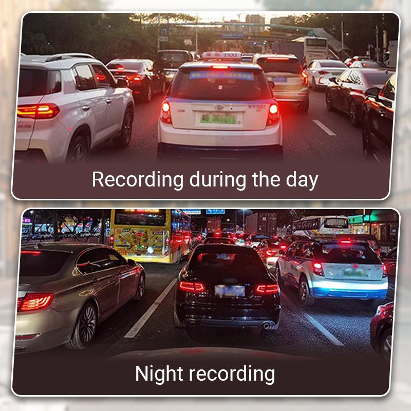 12-Zoll-4K-Dashcam mit HD-Nachtsichtfunktion für vorne und hinten🚗